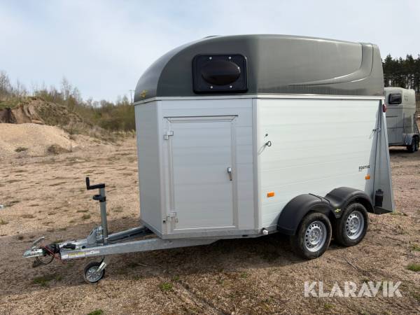 2-Axlad Hästtransport Humbaur Equitos Alu 1200 kg lastvikt