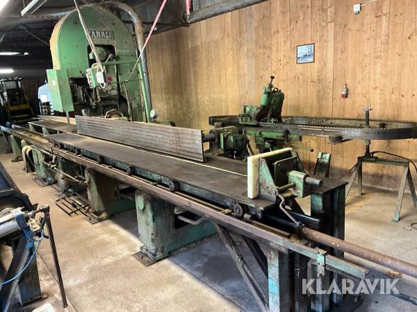 Sågverk Canali HBSG 1250 inklusive spånutsug och slip