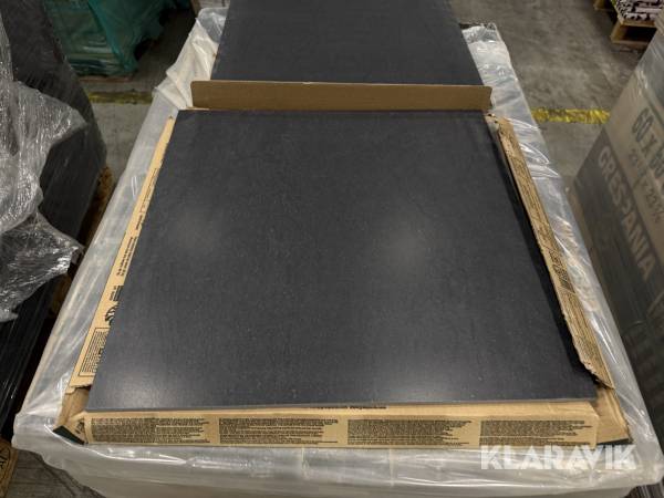 Granitkeramikplattor Basaltina Matt Svart 60x60 200kvm