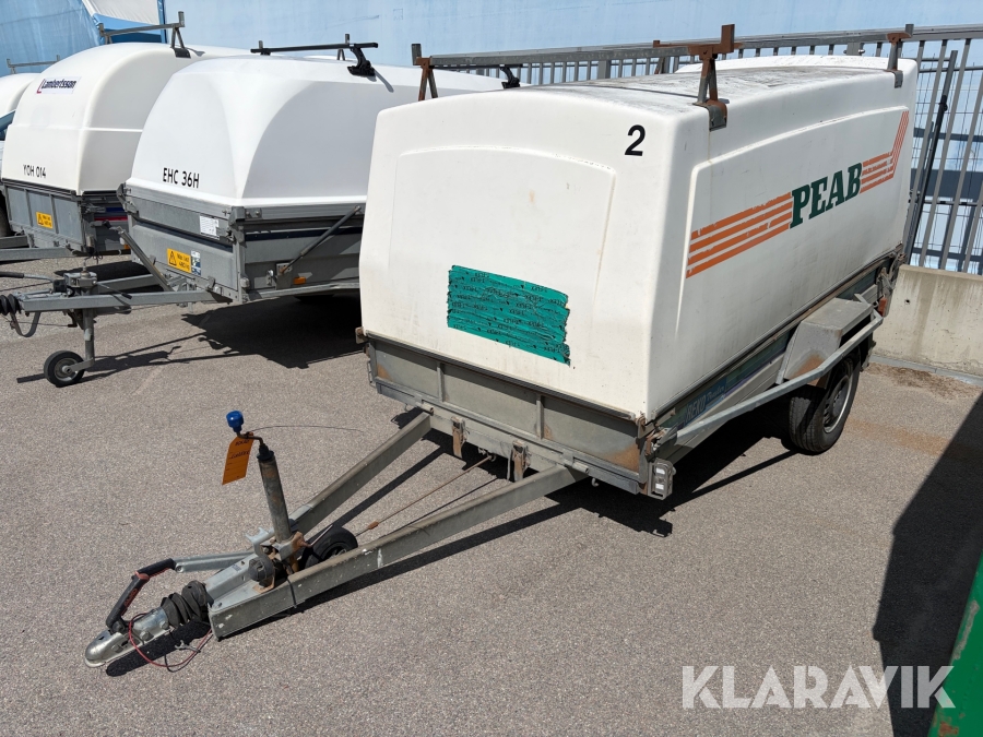 Personbilssläp Rekotrailer 900 kg