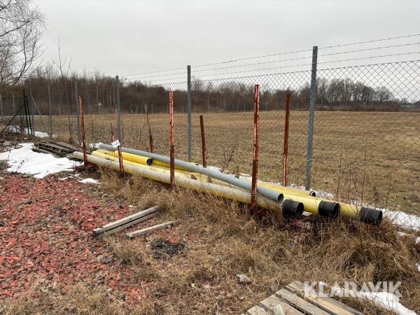 Ställning med diverse markrör