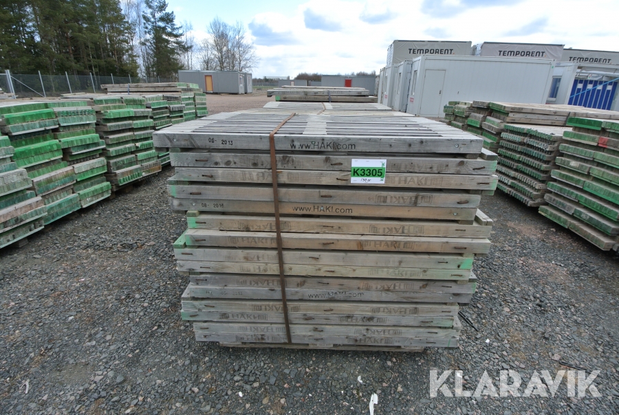 Ställningstrall Haki Trä 485 X 1400mm 150st