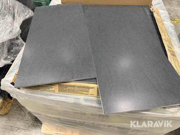 Granitkeramikplattor Svart 86m²