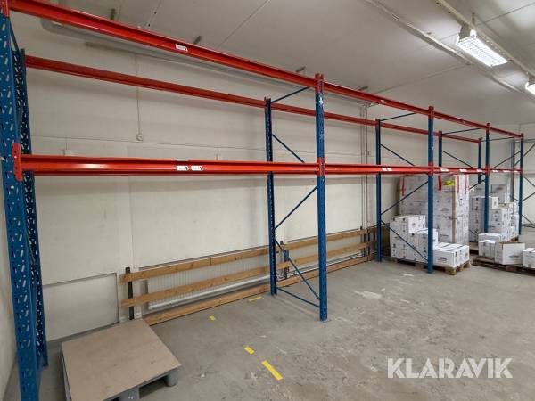 Pallställage 4 sektioner, 2 Hyllplan