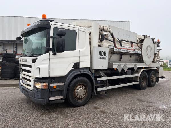 Slamsugarbil Scania P340 6x2 11.7 ADR 340hk