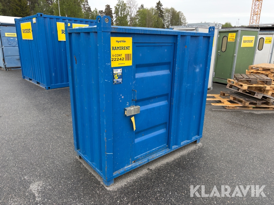 Förrådscontainer 4 fot