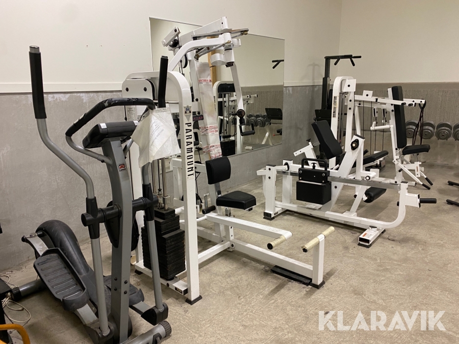 Gym maskiner och redskap