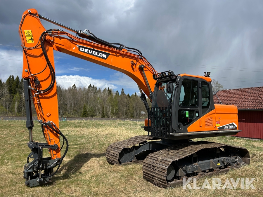 Grävmaskin Develon DX160LC High Track