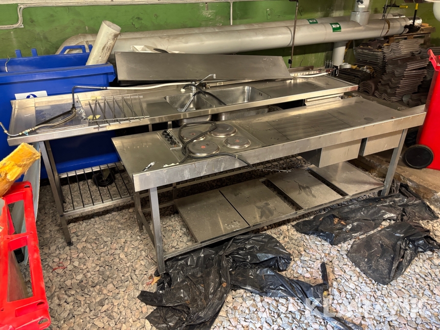 Rostfria bänkar 2 st