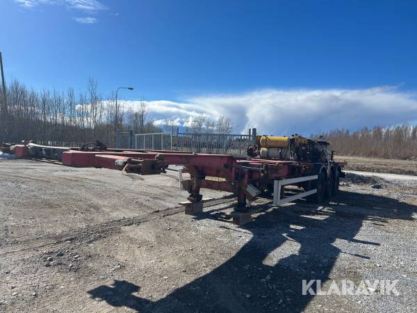 Släp / Containerchassie Schweriner CS 40 G