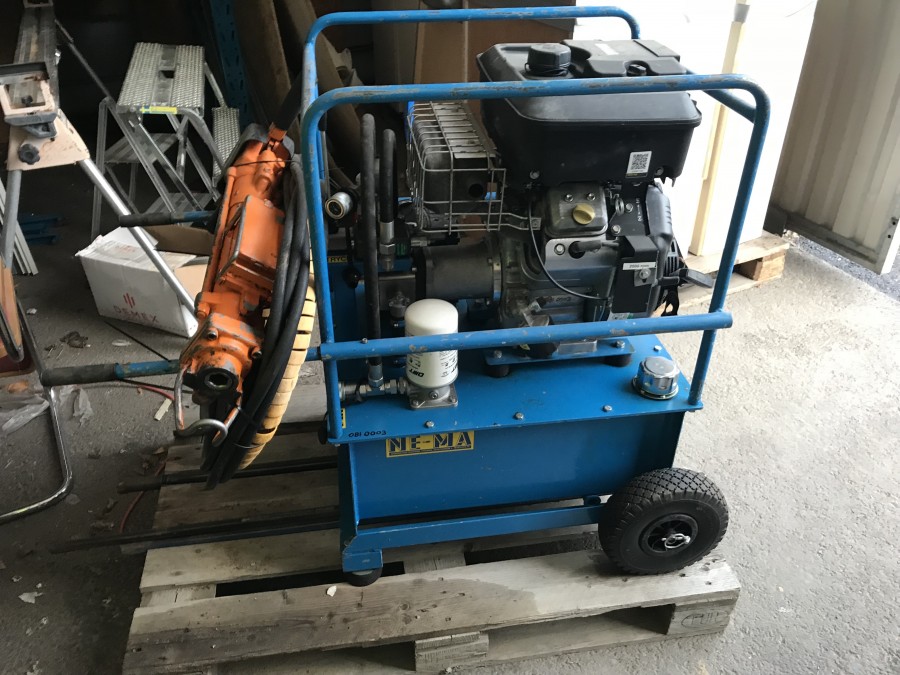 Hydraulaggregat Bensindrivet.