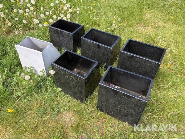 Teebins rostfritt 6st