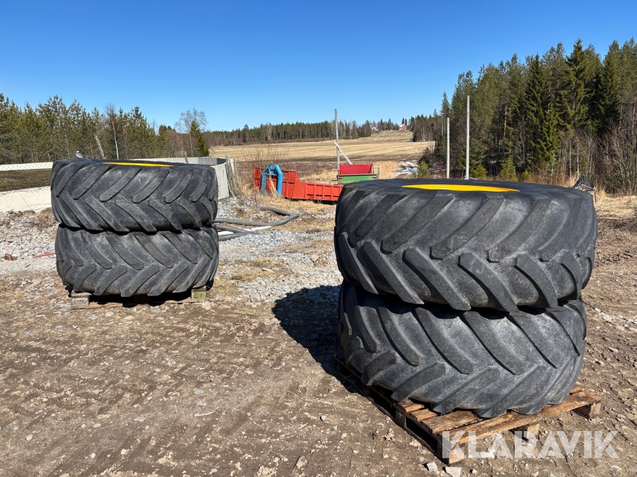 Entreprenaddäck Michelin Mega X RIB 4 st