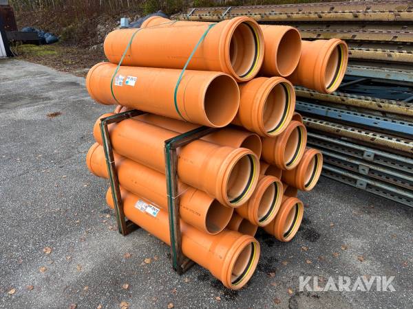 Markavloppsrör PP SN10 Kaczmarek Nordic Poly Markt 250 x 9,6 x 1000 mm 18 st