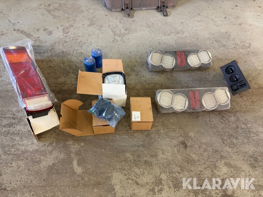 Belysning, ventiler, filter med mera Scania/Volvo