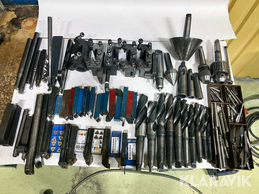 Tillbehör och utrustning för svarvning