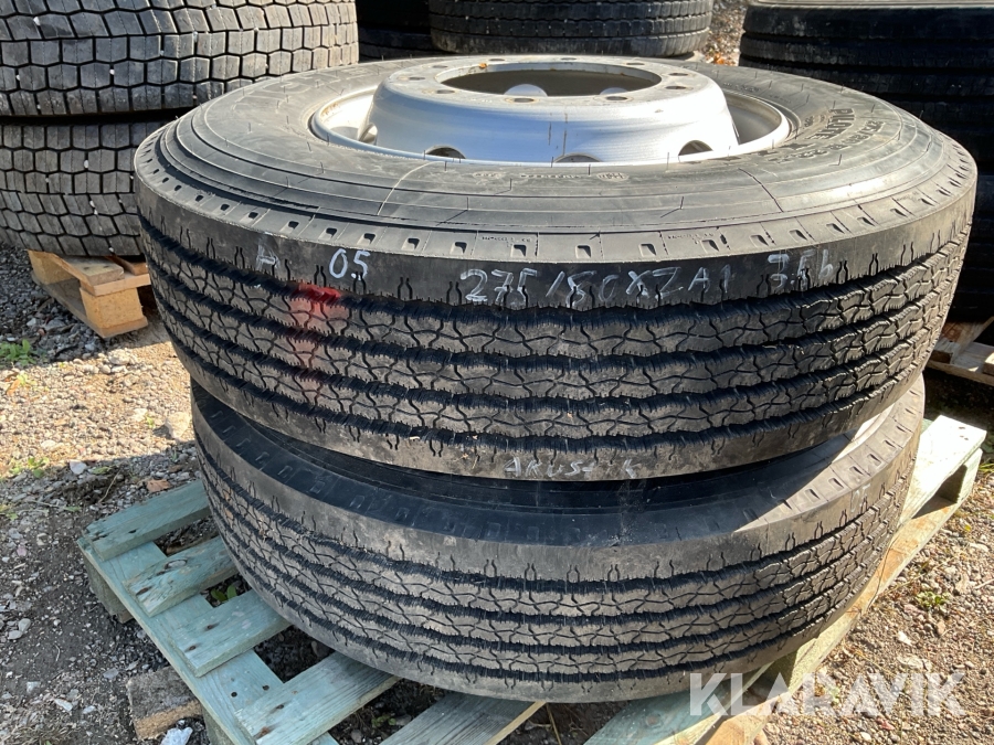 Lastbilsdäck Michelin 275/80R22,5 2st