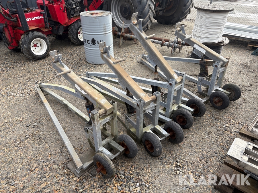 Kabelbockar / Trumstativ med tillhörande axlar