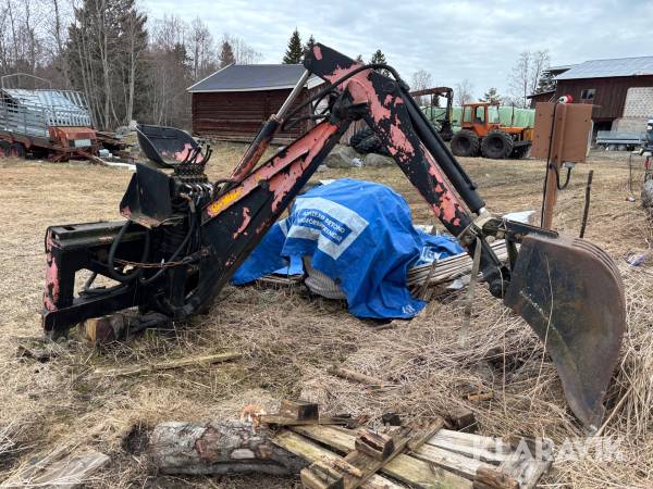 Grävaggregat Massey Ferguson till traktor/ 3 punkt