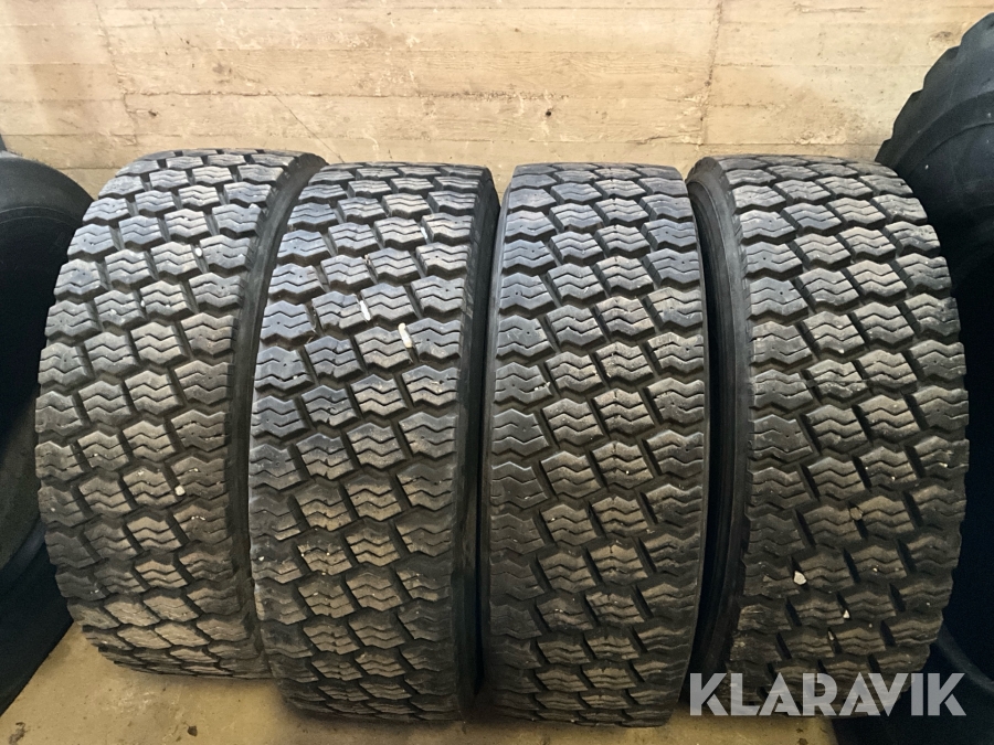 Drivhjul till lastbil 315/60-22,5 4st