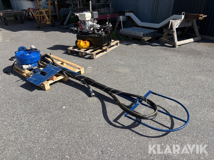 Mudderpump med Honda motor