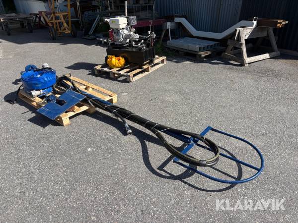 Mudderpump med Honda motor