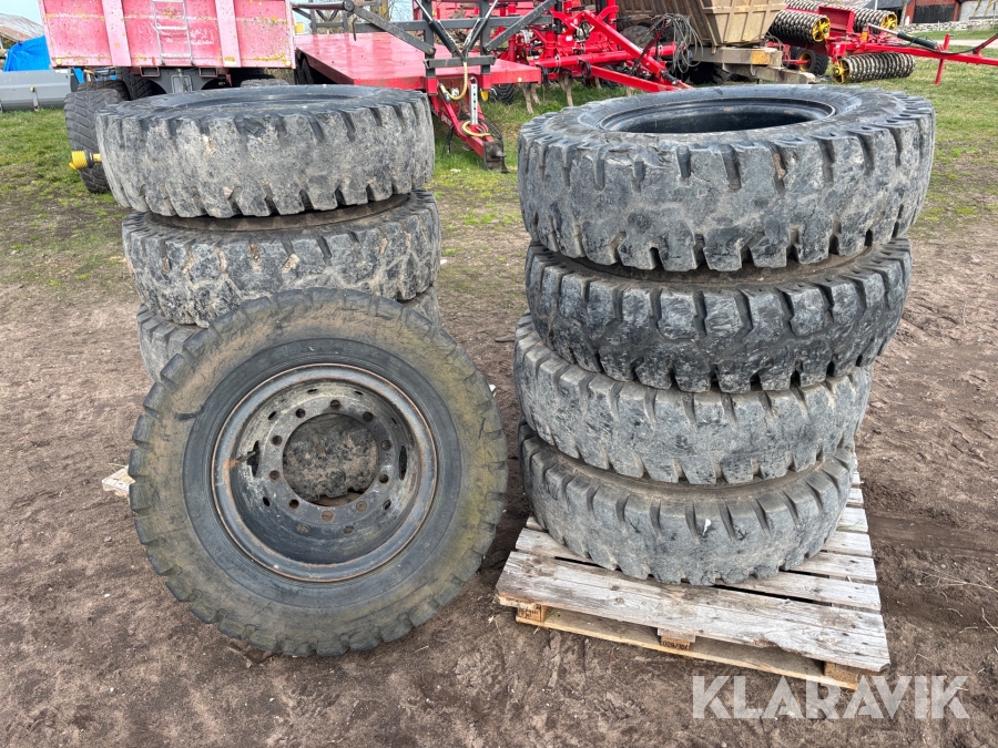 Grävmaskinshjul Nokian 10,00-20 9st