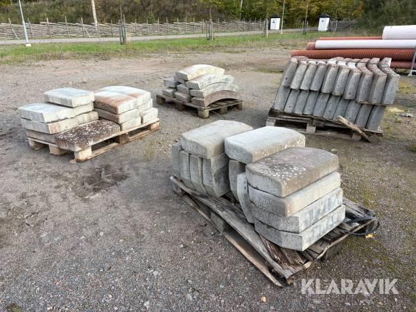 Kantsten 55 st, varierande modeller