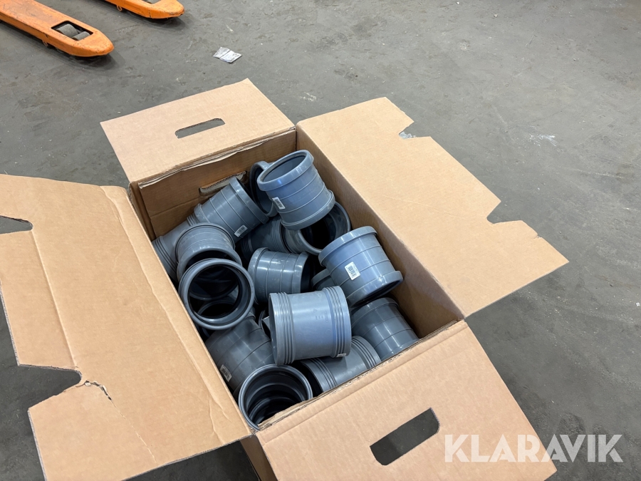 Avloppsrör Pipelife PP Nordic dubbelmuff 110 Dubbelmuff