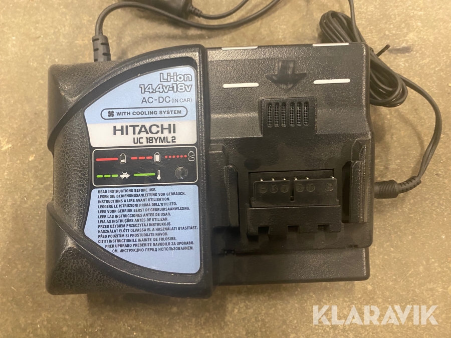 Laddare Hitachi 14.4v-18V / UC18YML2 (Ny)