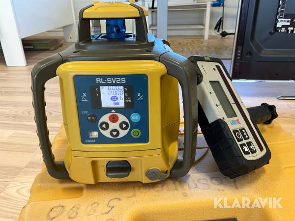 Tvåfallslaser Topcon RL-SV2S kalibrerad
