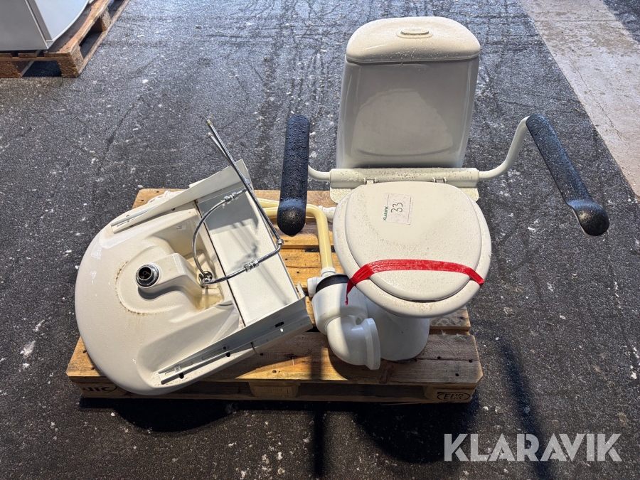 Toalettstol med handfat IDO 1st