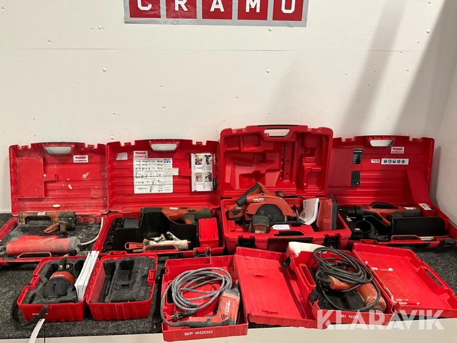 Handverktyg paket med 7st Hilti