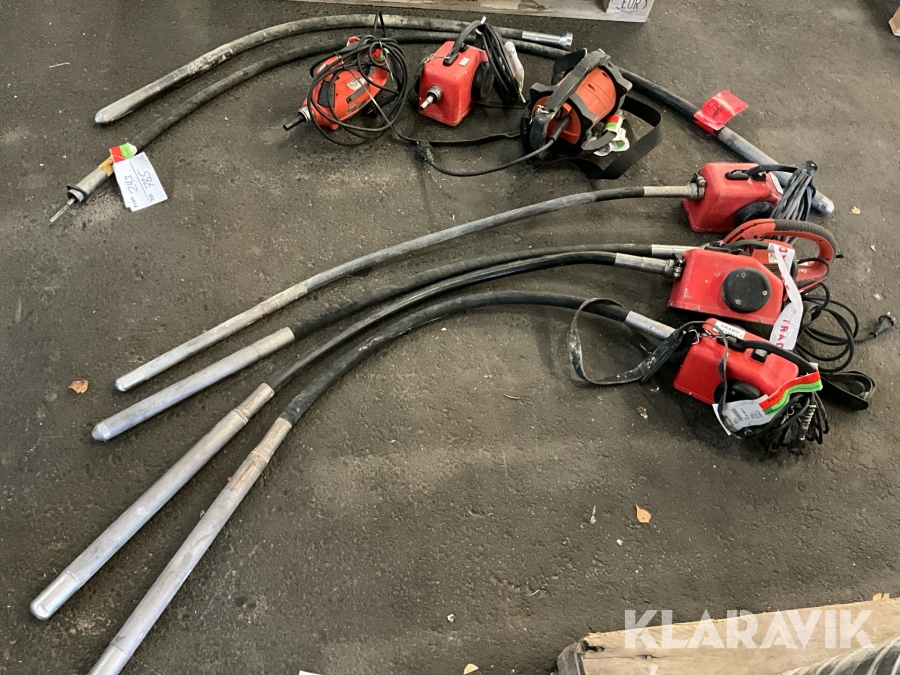 Betongvibrator 7st