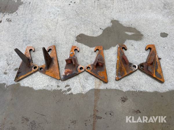 Fästen till kramerlastare 3st par 380-580