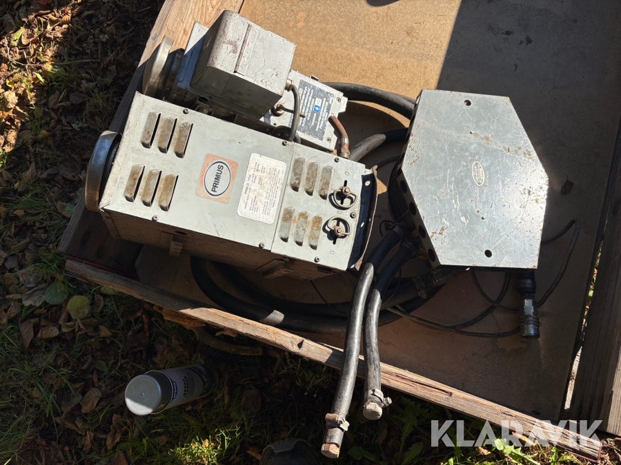 Gasolvärmare Primus 2460 & 2420 2st & elektriskt element Bosch