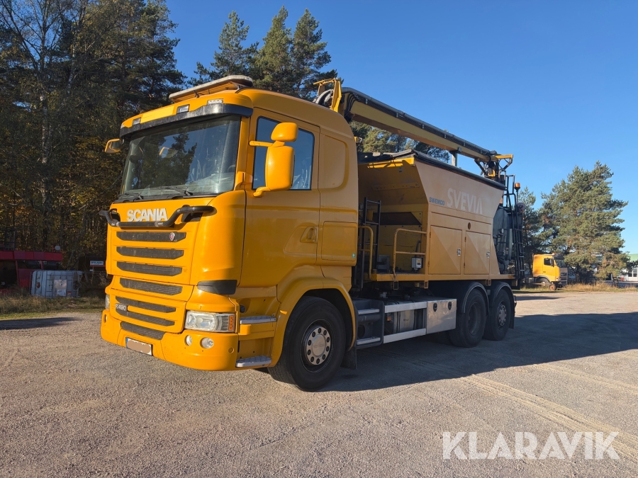 Asfaltsmaskin/potthålslagare Scania R490