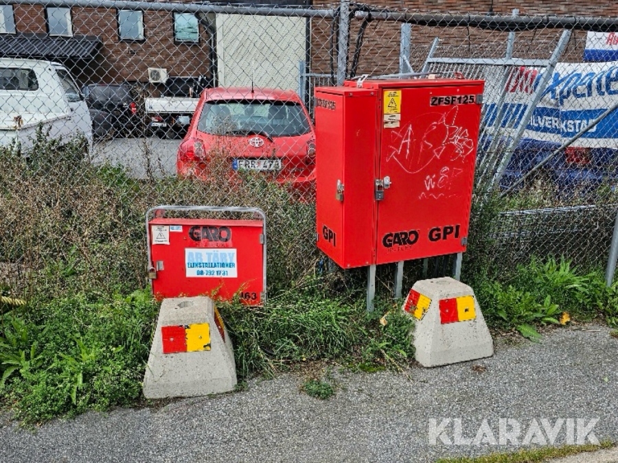 Huvudcentral och undercentral Garo ZFSF125 och Garo 163