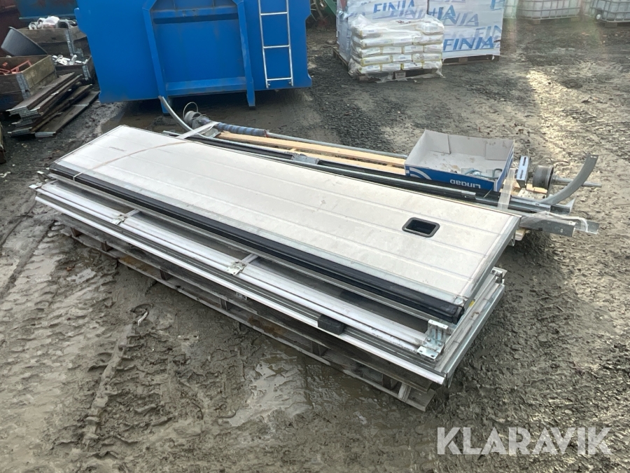 Takskjutport Lindab 3x3 m utan motor