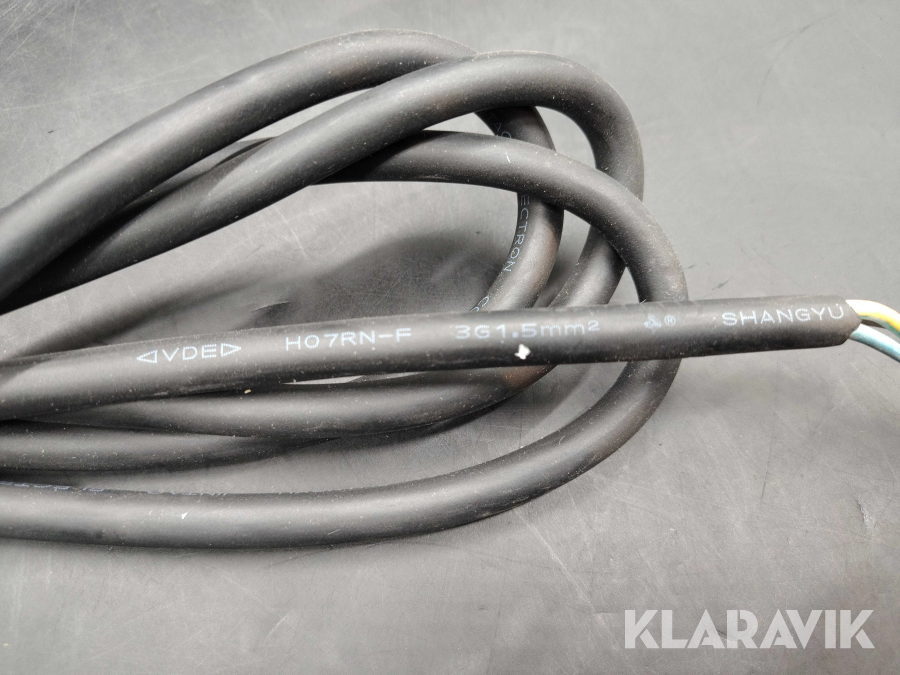 Anslutningskabel BS Plug, 2 m, 3G1,5 mm², 20 st