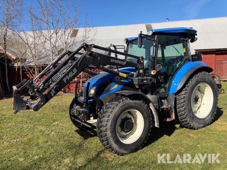 Traktor New Holland TD5.85 med frontlastare