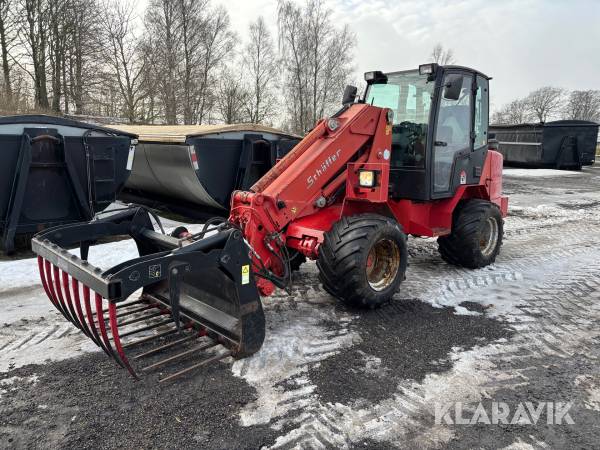Hjullastare Schäffer 550T med redskap