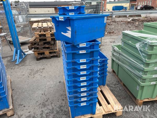 Plastbackar 60x40x27cm 100st