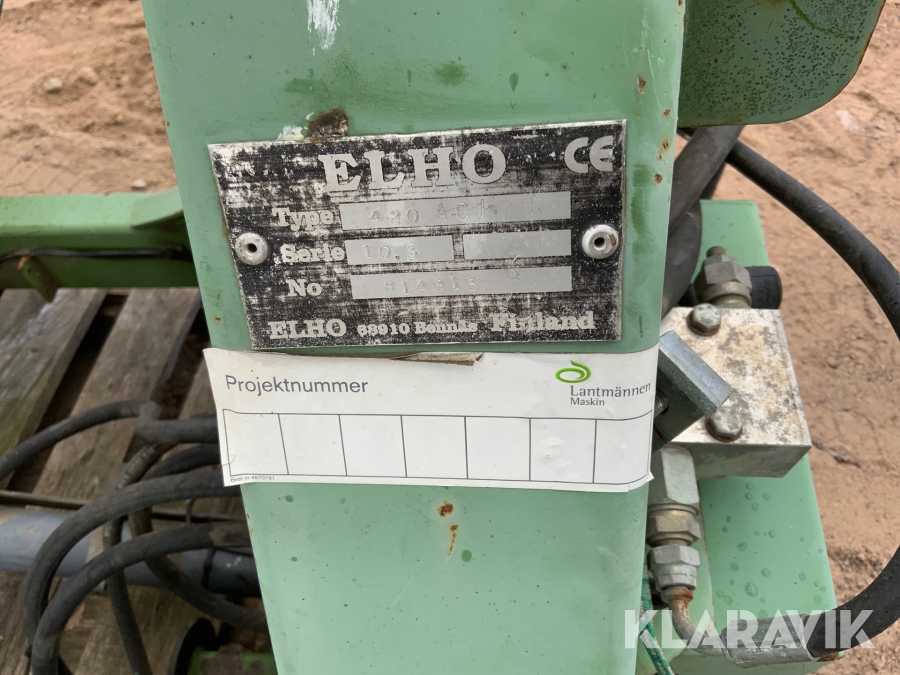 Inplastare ELHO 420 ACI, Tibro, Klaravik auktioner