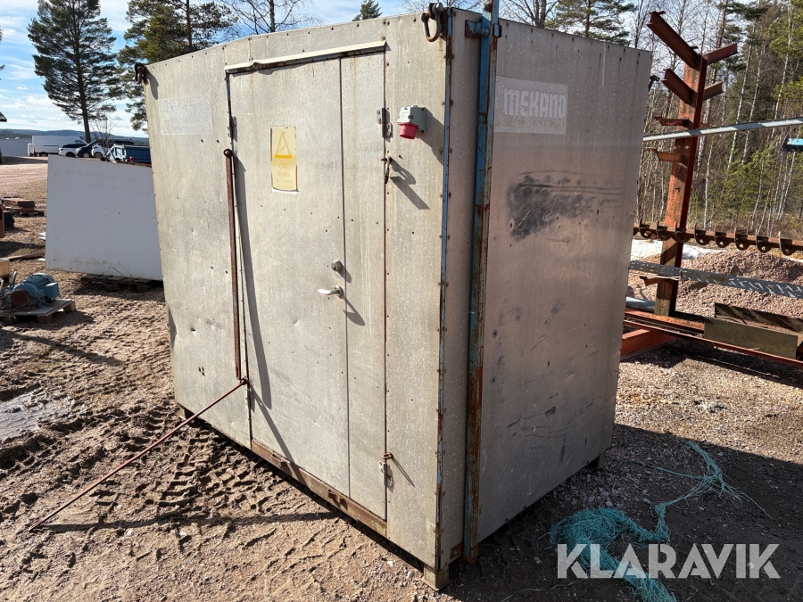 Låsbart förvaringsskåp/serviceskåp
