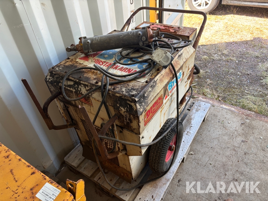 Diverse hydraulaggregat och maskiner