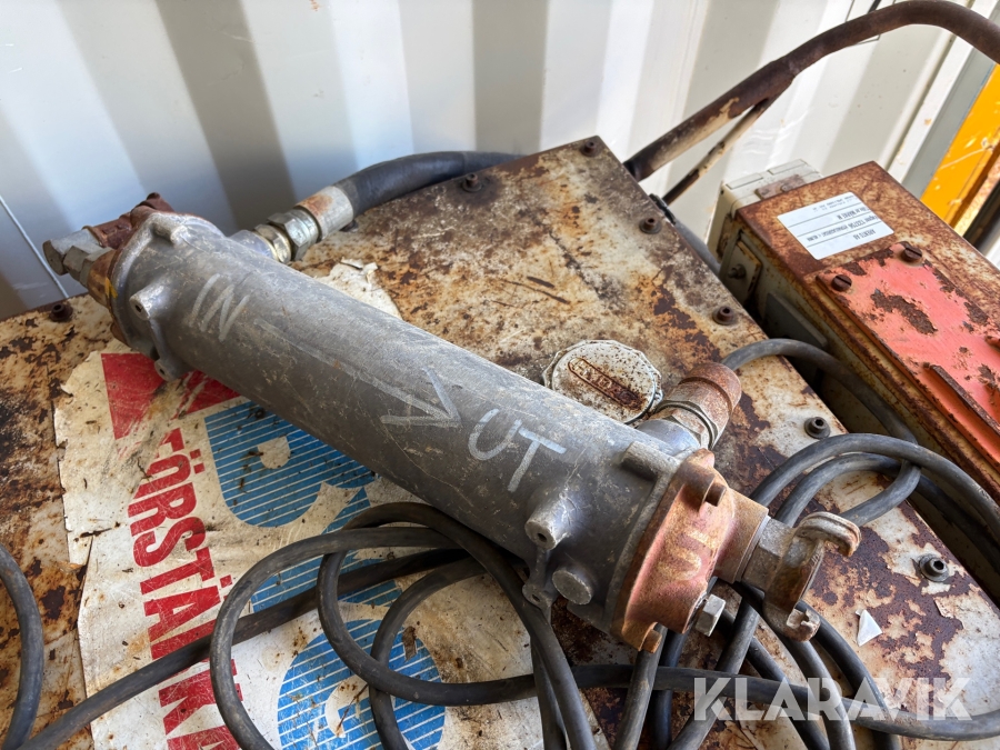 Diverse hydraulaggregat och maskiner