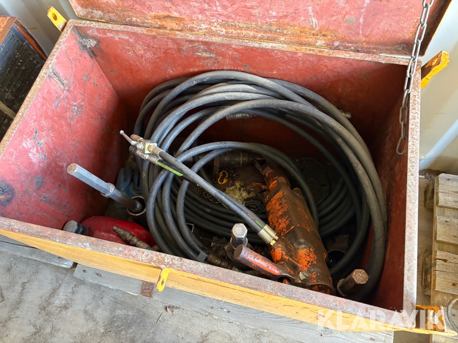 Diverse hydraulaggregat och maskiner