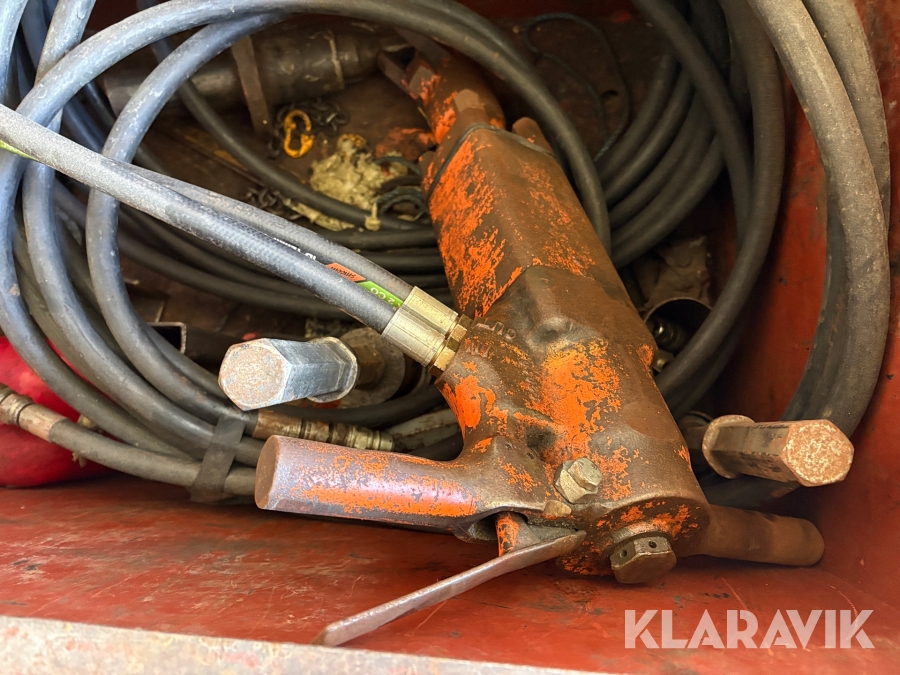 Diverse hydraulaggregat och maskiner