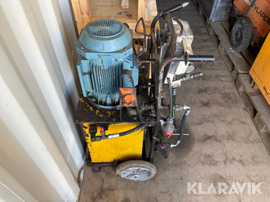 Diverse hydraulaggregat och maskiner